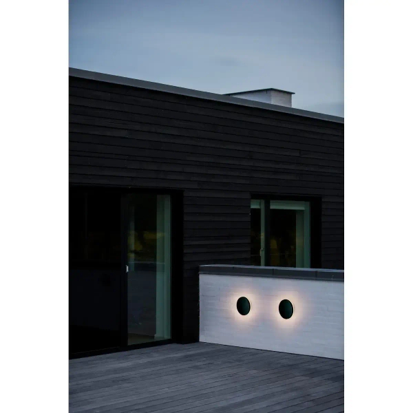 Okrągła lampa ścienna ARTEGO 46941003 LED 7,2W 3000K IP54 czarny