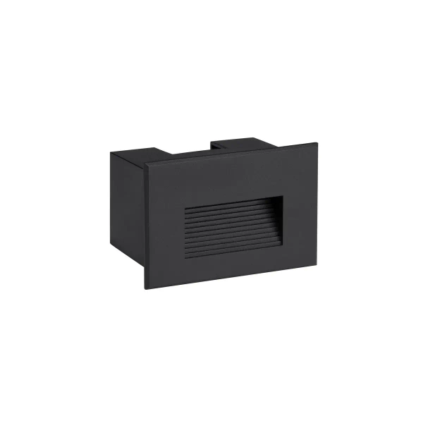 Ogrodowa lampa ścienna CENDILO LE75320 LED 4W 3000K podtynkowa IP65 czarna