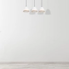 Skandynawska LAMPA wisząca STUDIO MLP8850 Milagro metalowa OPRAWA listwa ZWIS hygge biały drewno