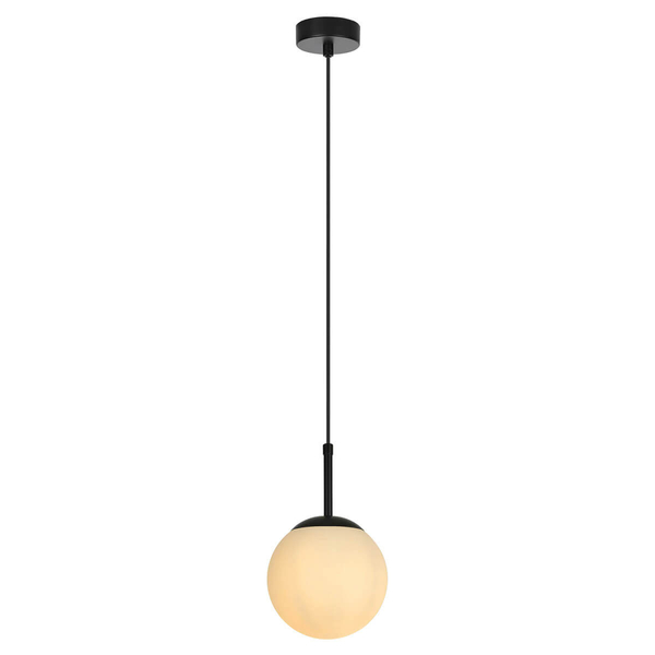 Salonowa lampa wisząca Dorado LP-002/1P kula złoty biały