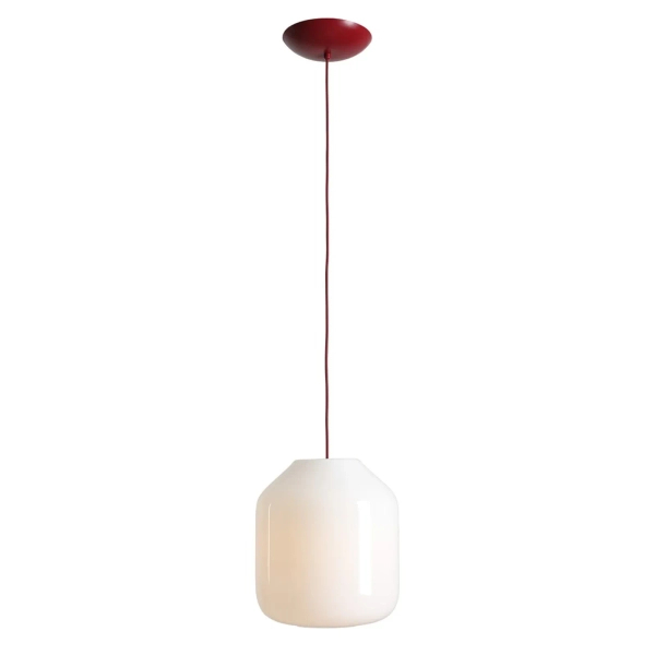 Lampa wisząca burgundowa FLASK nad stół 1xE27 salonowa 8500G15_L