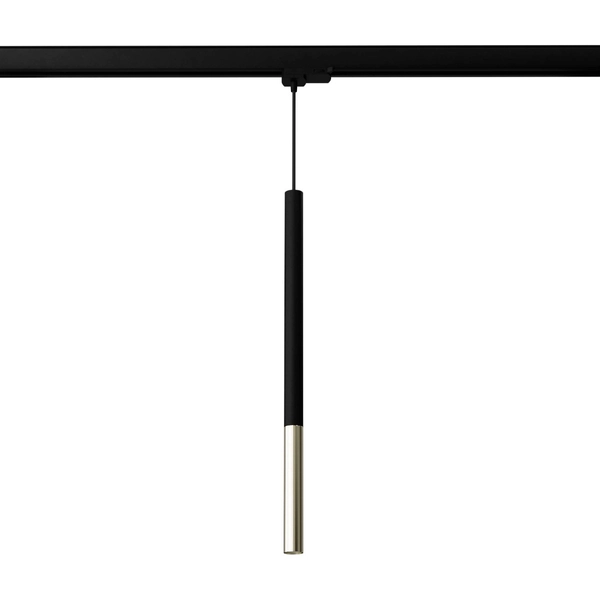 Lampa wisząca rurka 3-fazowa MOZAICA MYL.00030 z żarówką czarny złoty