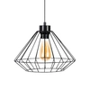 Lampa wisząca RAQUELLE 187149104 metalowa klatka zwis industrialny czarny