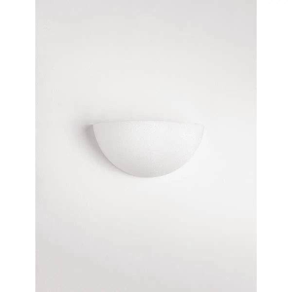 Półkulisty ścienny kinkiet do łazienki TORENAO LE45569 biały