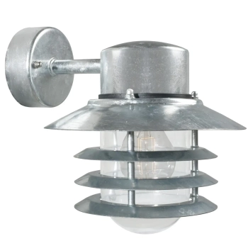 Lampa ścienna na elewację Vejers 74461031 metalowa IP54 cyna