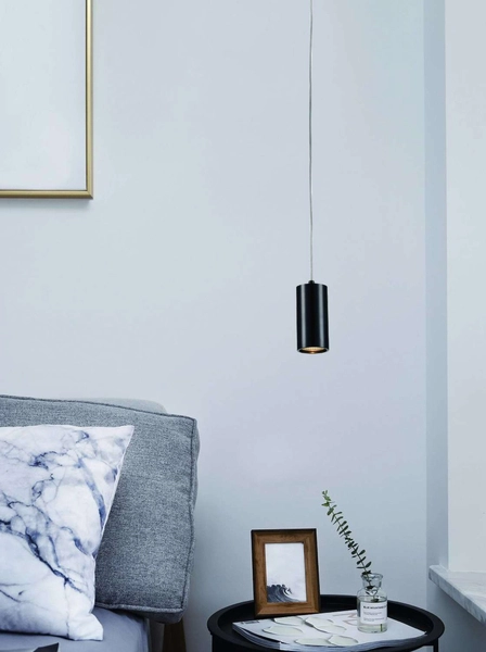 LAMPA wisząca Kika S 85 Orlicki Design metalowa OPRAWA zwis tuba czarna