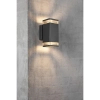 Metalowy kinkiet ścienny Elm 45331003 IP44 ogrodowy czarny