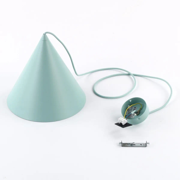 Stożkowa lampa wisząca CONO 6651 do salonu miętowy