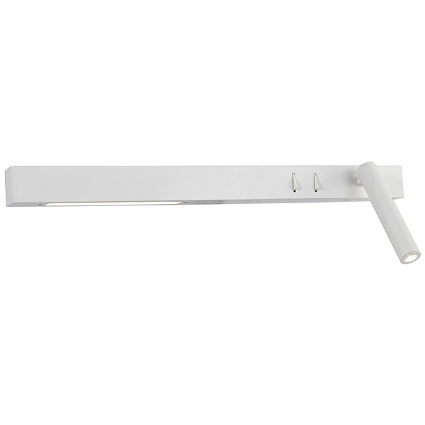 Loftowa LAMPA ścienna VK/04230/W/W/60/R MDECO regulowana OPRAWA metalowa LED 15W 3200K kinkiet biały