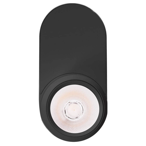 Lampa nasufitowa z regulacją ZEUS C0264 LED 10W 3000K czarna