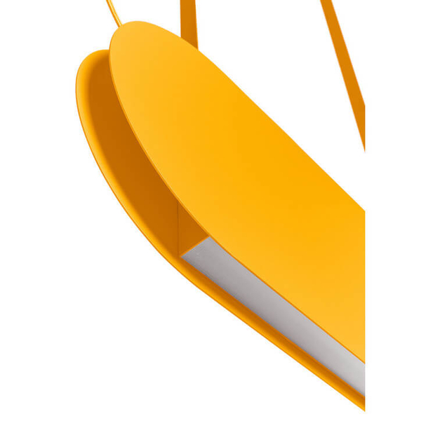 Lampa wisząca metalowa Malumi MLA653P4 LED 24W 4000K pomarańczowa