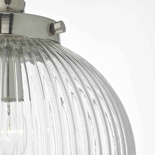 Wisząca lampa szklana kula TAMARA TAM0138 srebrny przezroczysty