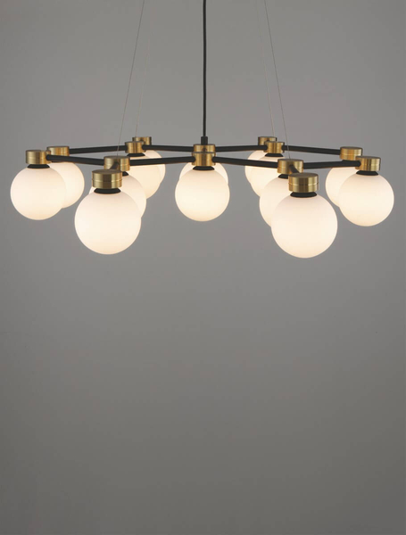 Wisząca lampa molekułowa CAMINOS LE44544 złoty czarny biały