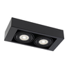 Spot LAMPA sufitowa KOGA 1153 Shilo natynkowa OPRAWA metalowa prostokątna czarna