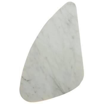 Marmurowa lampa ścienna 18153-B kamień do sypialni biała