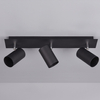 Regulowana lampa sufitowa VANTOS DL332802400 czarne tuby salonowe