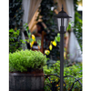 Zewnętrzna LAMPA stojąca STANDARD K-6009B czarny Kaja klasyczna OPRAWA latarenka outdoor metalowa IP44 czarna