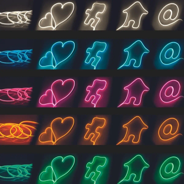 Neonowy pasek LED 14W 315021 Polux 2 metry 120lm taśma zielona