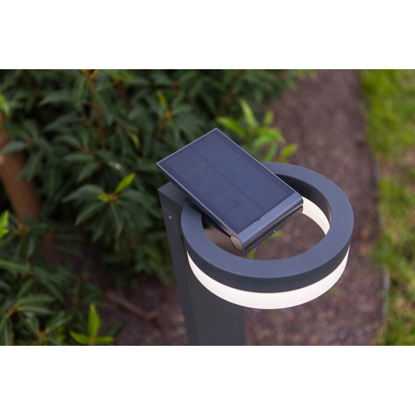 Ogrodowy słupek na taras RUNDA 6915802118 LED 12W 4000K IP54 antracyt