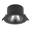 Okrągła lampa z klipsem Egina 10558 Nowodvorski LED 15W 4000K wpustowa czarna