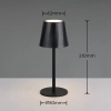 Stołowa lampa bezprzewodowa DIAZ R55961132 LED 1,6W 2700-6500K IP44 czarny