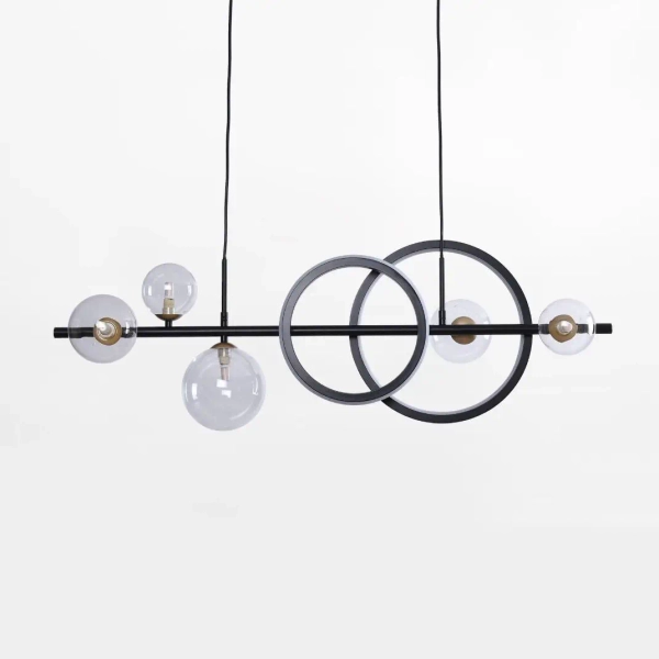 Designerska lampa wisząca TAREMI 003064-031208 LED 20W CCT czarny