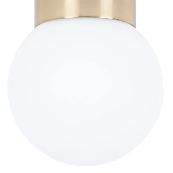 Minimalistyczny plafon Hotel Mood 1 41309 szklany okrągły złoty biały