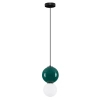 Porcelanowa lampa wisząca kula JORELIA LE45253 LED 6W 3000K zielona biała