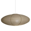 Papierowy klosz do lampy Villo 60 2213253209 owalny beżowy