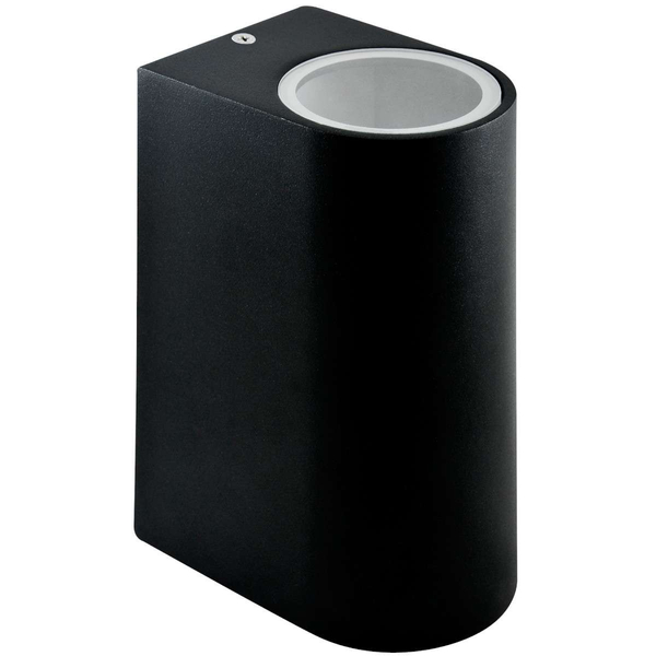 Ogrodowa LAMPA elewacyjna BOSTON 303356 Polux zewnętrzna OPRAWA metalowy KINKIET ścienny na taras IP44 outdoor czarny