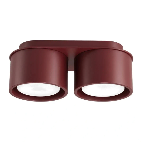 Sufitowa lampa MODO burgundowa SL.2455 2xGx53 podwójna