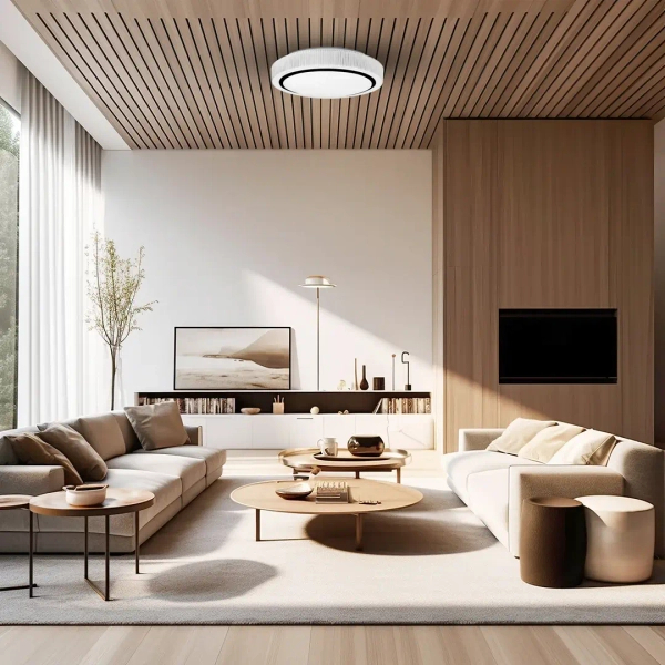 Sufitowy plafon do jadalni MIRI ML8498 490mm LED 34W 4000K biały