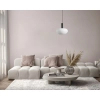 Owalna lampa wisząca Gater PND-23541A-1-BK-OP do kuchni czarny