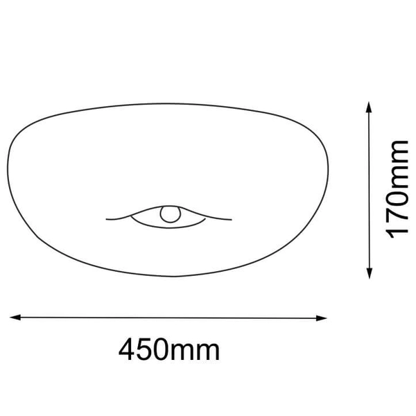 Plafoniera kuchenna Button 8182 Amplex dekoracyjna szklana złoty