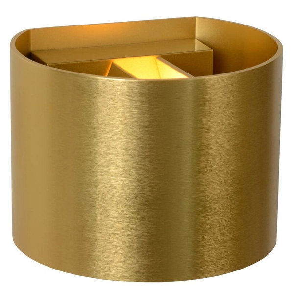 Ścienny kinkiet góra-dół XIO 09218/04/02 metalowy mosiądz