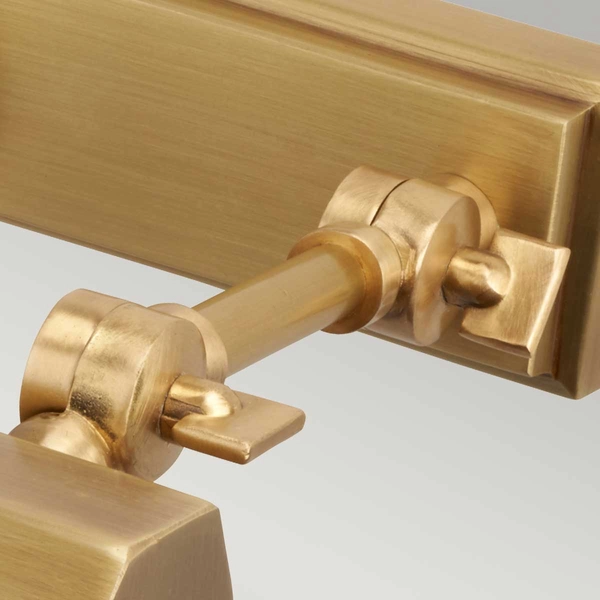 Kinkiet regulowany nad lustro Chawton CHAWTON-PLS-AB Elstead postarzany mosiądz