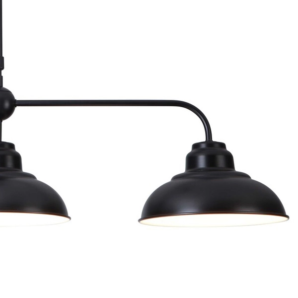 Industrialna lampa wisząca Dragan 5309 czarna do sypialni metalowa