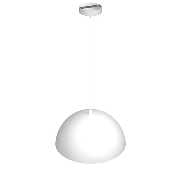 Skandynawska lampa wisząca Beta do przedpokoju biała złota