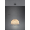 Bambusowa lampa wisząca LAURENT R36091032 nad stół czarny naturalny