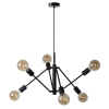 Zwisowa lampa loftowa Lester 21424/06/30 Lucide regulowana czarna