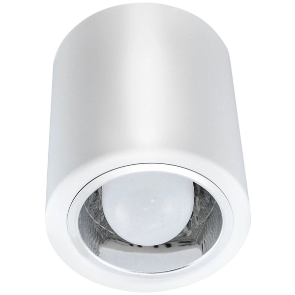 Stropowa lampa JUPITER 10 307170 Polux natynkowa metalowa tuba biała