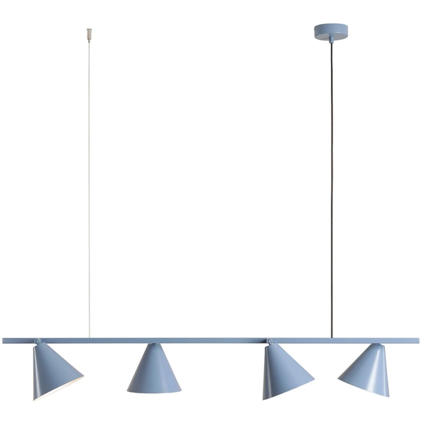 Lampa wisząca z kloszami Form 1108L16 Aldex nad stół niebieska