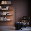 Ściemnialna stojąca lampa Thin MOD395FL-L28B3K LED 14W 3000K czarna