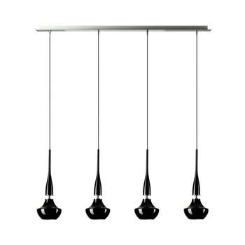 Metalowa lampa wisząca Tasos AZ0885 wielopunktowa czarna