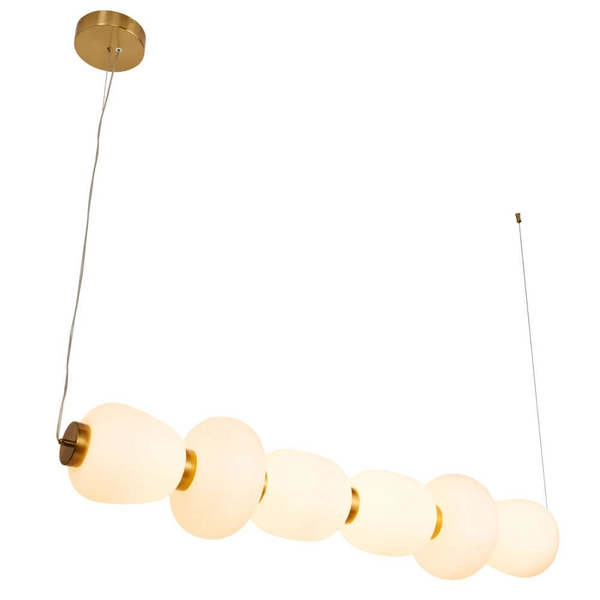 Wisząca lampa BRILLA ST-CP241210-6L GOLD LED 69W 3000K złoty biały