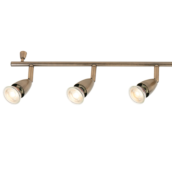 Lampa sufitowa Amalfi 61001 Saxby regulacja kąta światła mosiądz