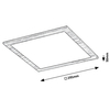 Minimalistyczny plafon Almond 6907 LED 12W 4000K metalowa lampa drewno