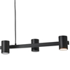 Wielopunktowa lampa wisząca Noe PL0111-BK Yaskr listwa do kuchni czarna