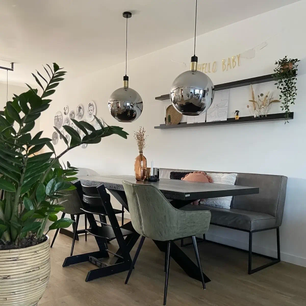 Loftowa lampa wisząca Julius 34438/40/65 Lucide szklana czarna złota