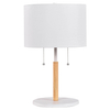Lampka stołowa Fogo LP-0304/2T WH Light Prestige do sypialni tuba biała